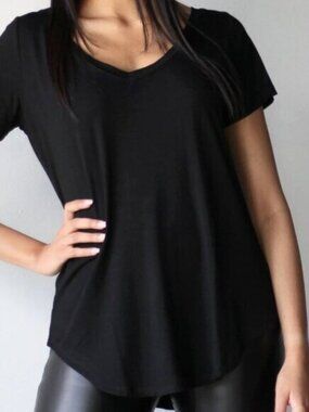 Emmy Deveaux V-neck Boyfriend Tee